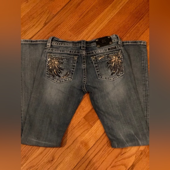 Miss Me Style No: JP563632 Boot Cut Embellished Rodeo Ready  Size 28 - Picture 3 of 7